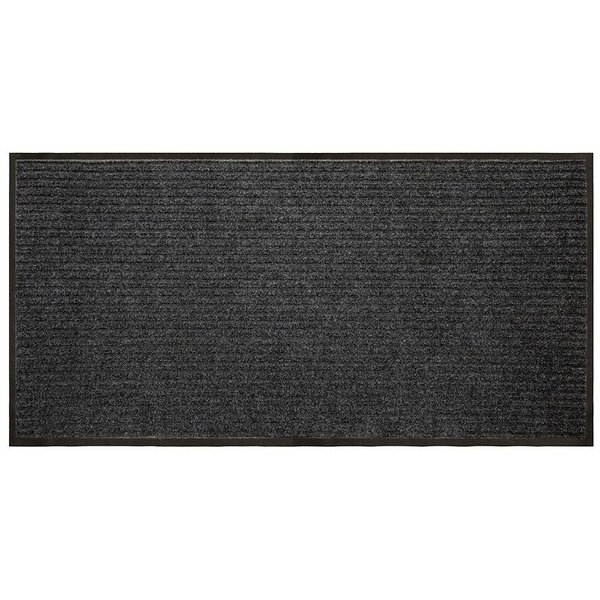 Multy Home MT2000104 Utility Mat, 36 in L, 24 in W, Polypropylene Surface, Charcoal 1005377